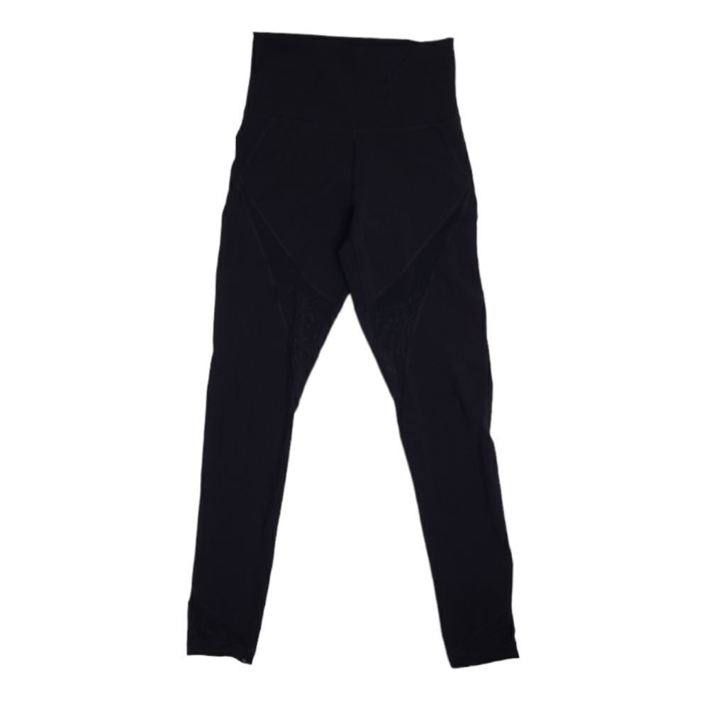 ARITZIA TNA black cutout mesh panel high‎ waist leggings tights workout S